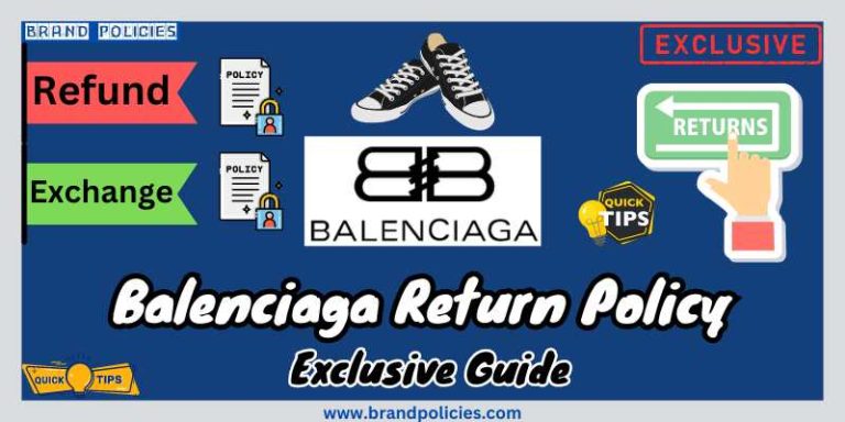 Balenciaga's return and refund policy