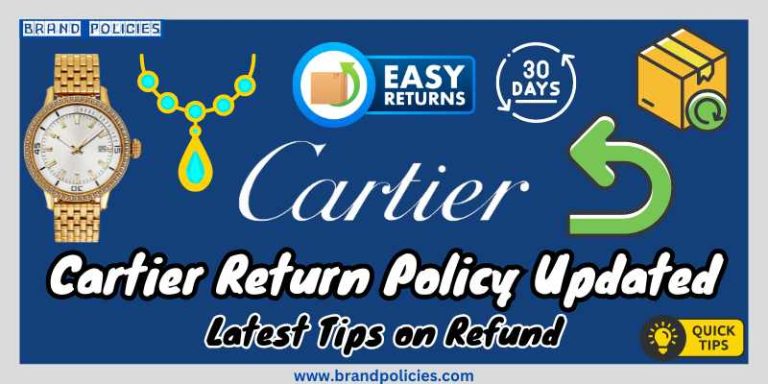 Cartier's return and refund policy
