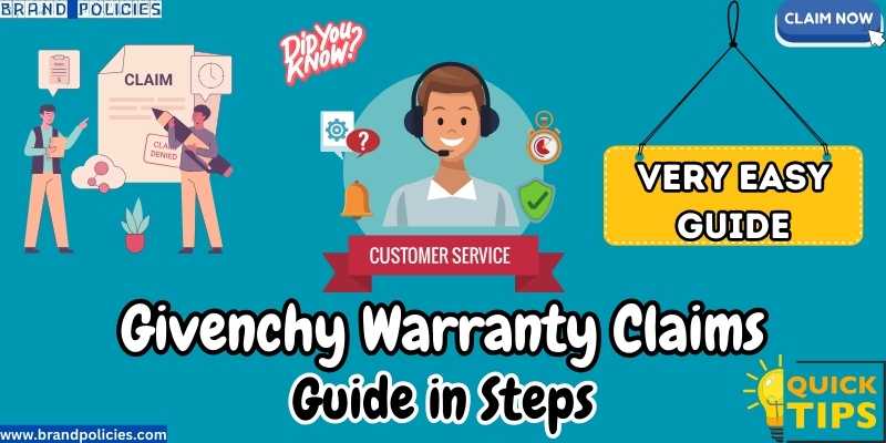 Givenchy Warranty claims process