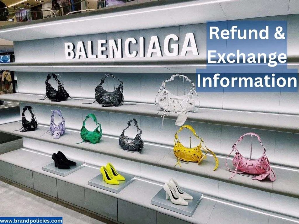 Balenciaga refund policy