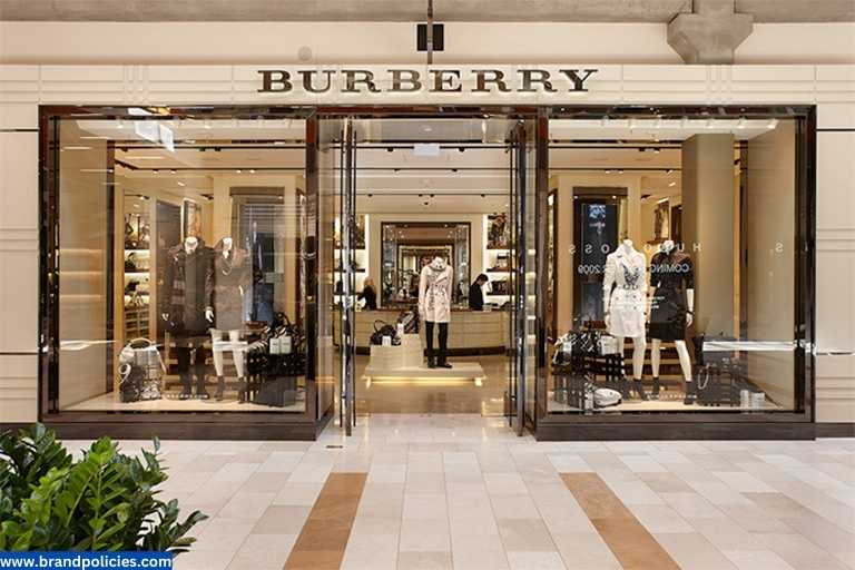 Burberry return policy in store