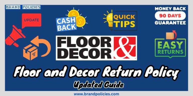 Floor & decor return policy