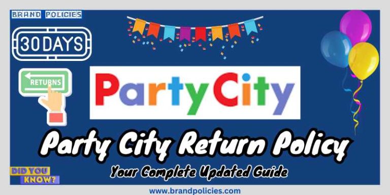 Party city's return policy guide