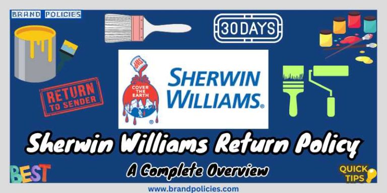 Sherwin Williams paint Return Policy