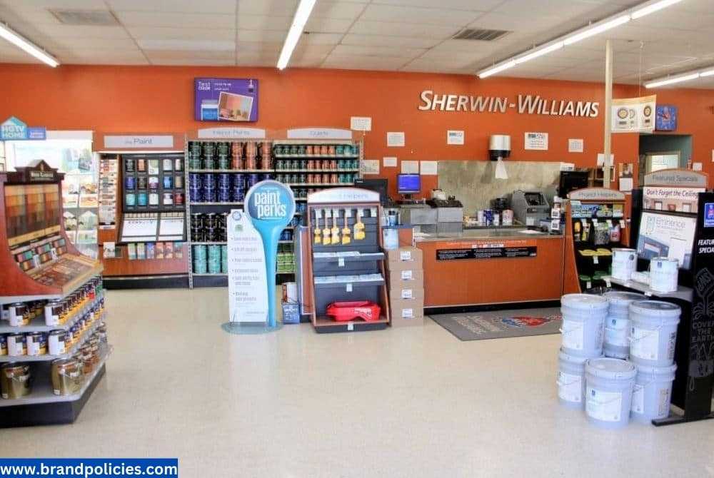 Sherwin Williams store return
