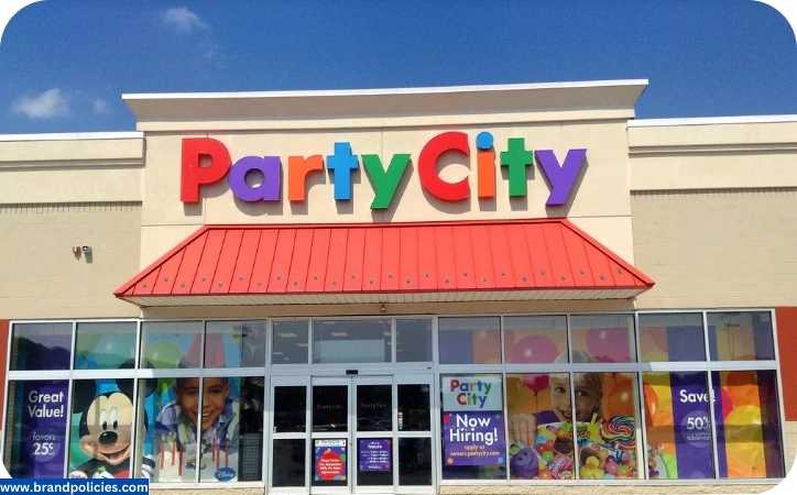 Party city's return policy