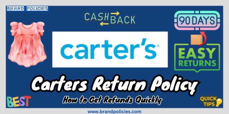 Carter's return policy guide in store and online