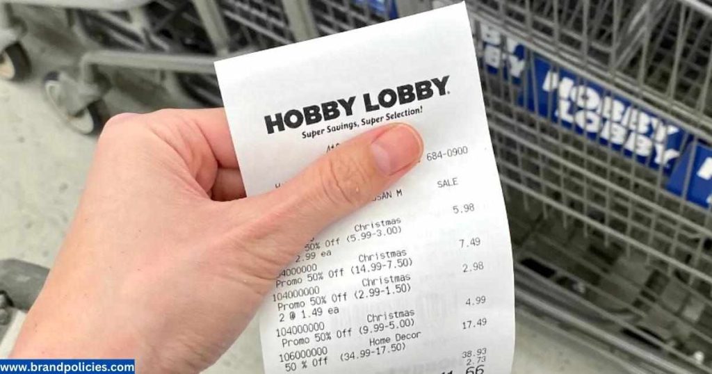 hobby lobby return policy 
hobby lobby return policy without receipt 